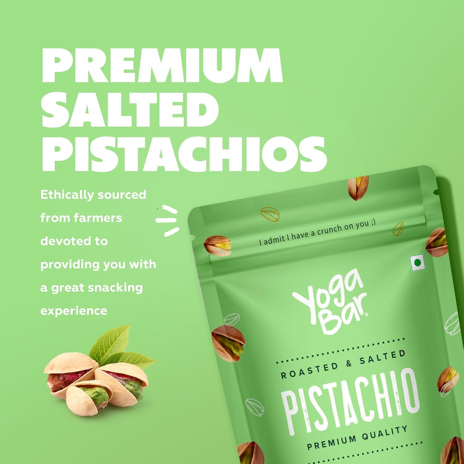 1kg Yogabar Premium Pista Crunchy Pistachios|Tasty & Healthy Nuts Dry Fruits|Rich in Protein, Fibre, Gluten Free & Low Calories|Healthy Snacks|Dry Fruit Gift Pack — image 6