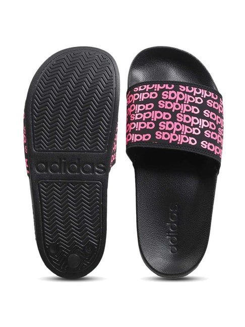 Adidas Women's SPRIGHT Black Slides — image 1