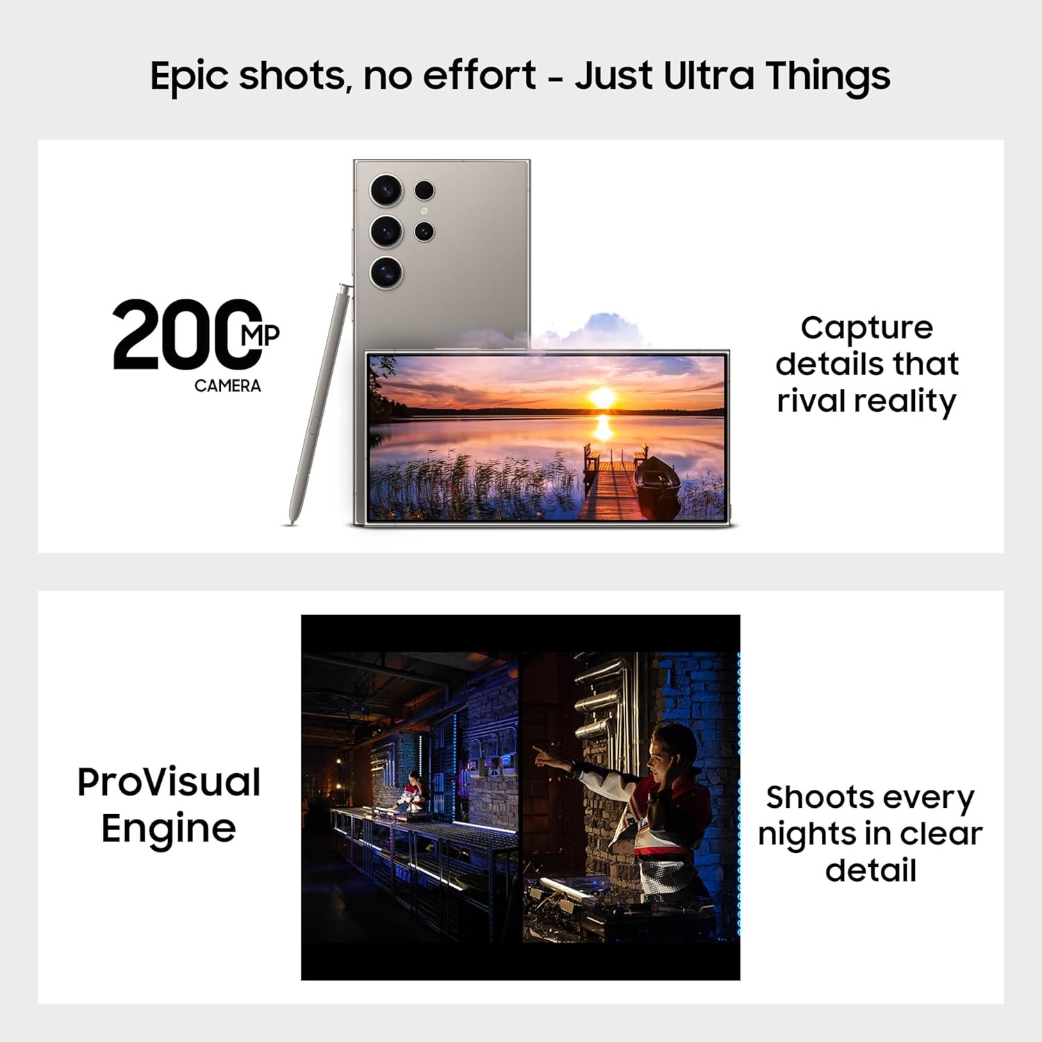 Samsung Galaxy S24 Ultra 5G AI Smartphone with Galaxy AI (Titanium Gray, 12GB, 256GB Storage), Snapdragon 8 Gen 3, 200 MP Camera with ProVisual Engine and 5000mAh Battery — image 6