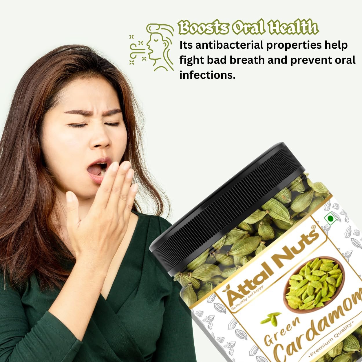 Cardamom Elaichi Whole Fresh & Aromatic Spice Perfect for Cooking, Tea & Sweets - 1 Kg — image 8