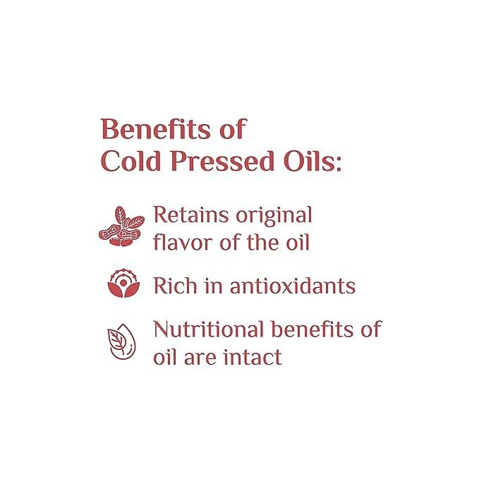 Gulab Cold Pressed Groundnut Oil - 5 Litre | Peanut Oil | Sing Tel | Kolhu/Kachhi Ghani/Chekku/Wood Pressed | Natural Cooking Oil | Chemical Free — image 2