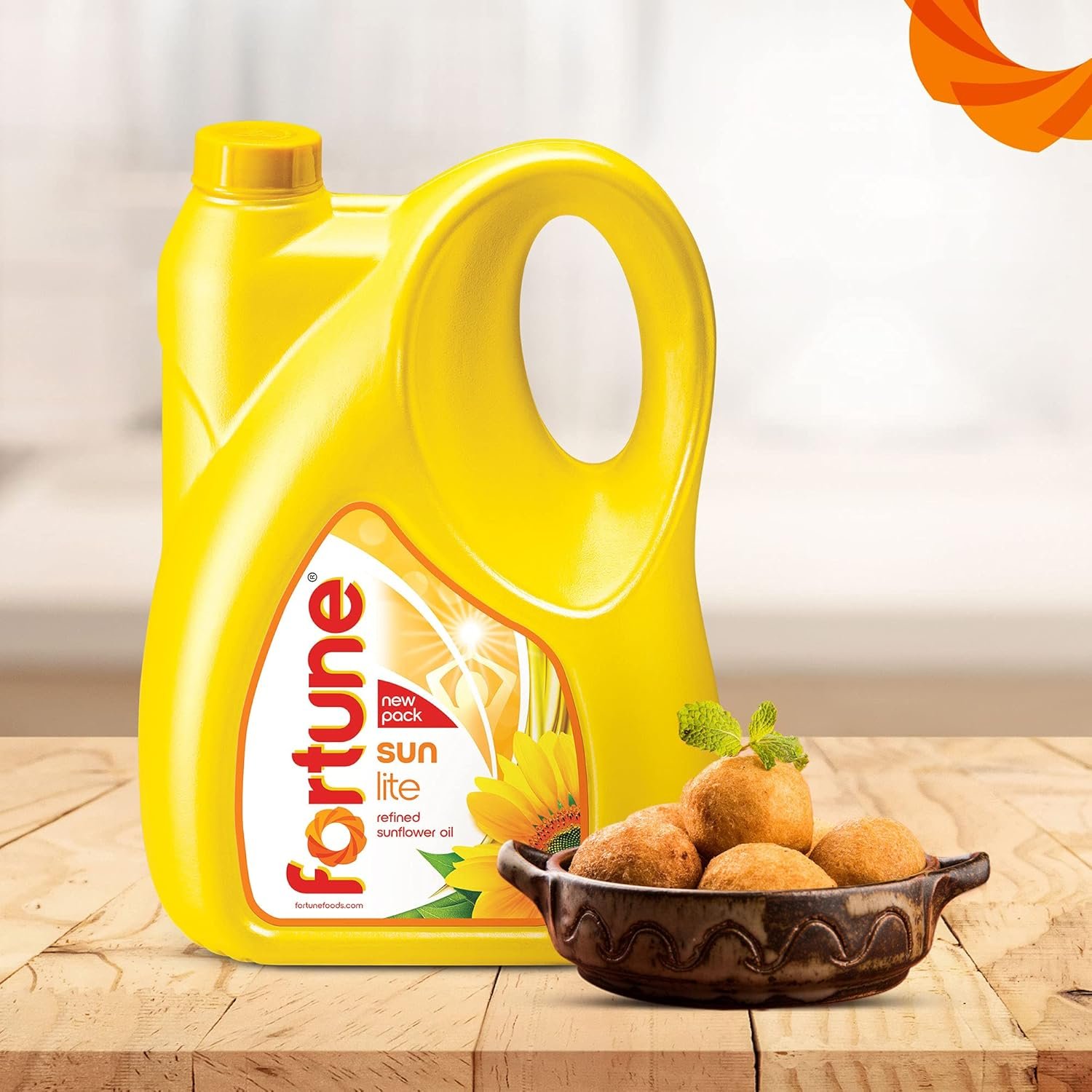 5 Kg - Fortune Sunlite Refined Sunflower Oil — image 2