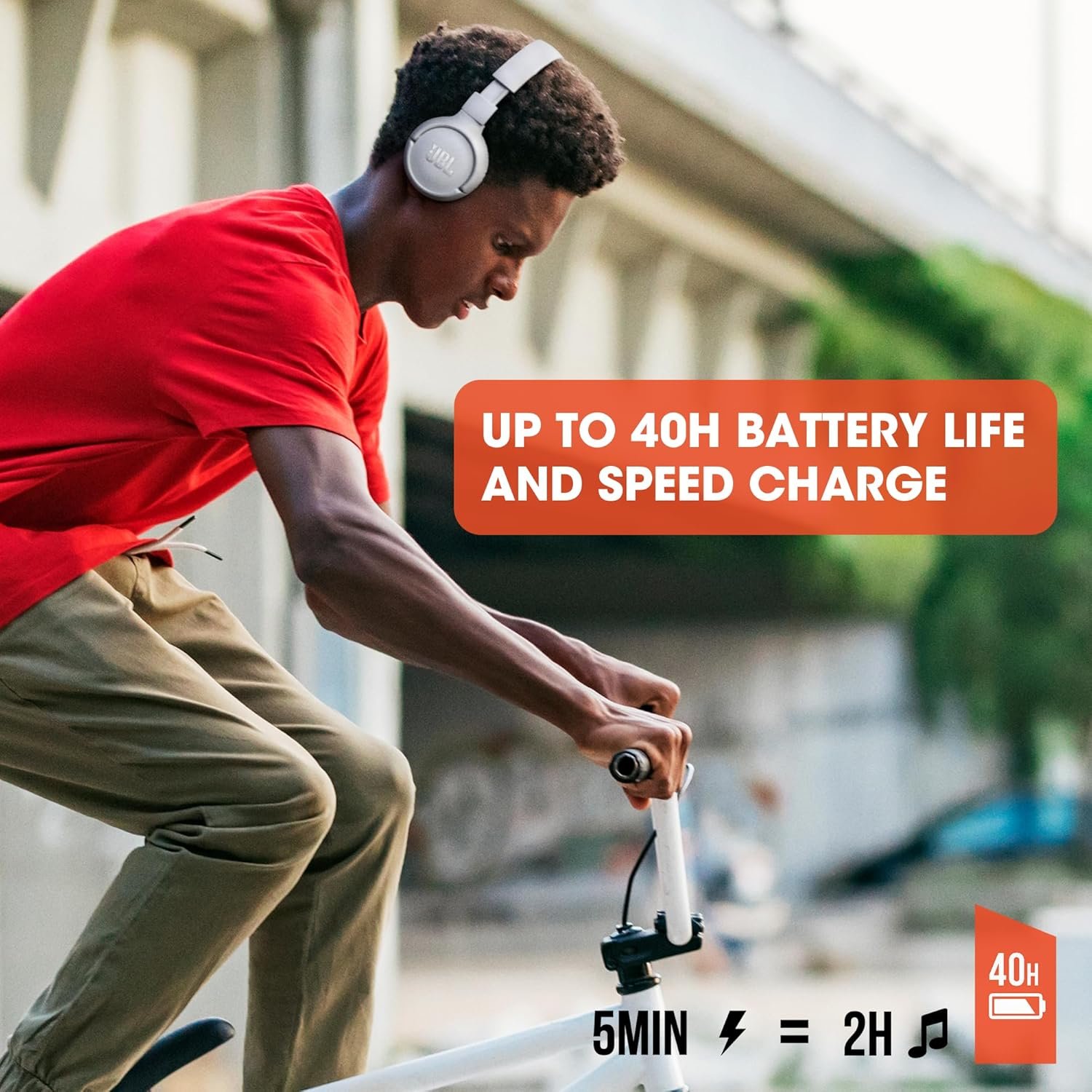 JBL Tune 510BT, On Ear Wireless Headphones with Mic, up to 40 Hours Playtime — image 7