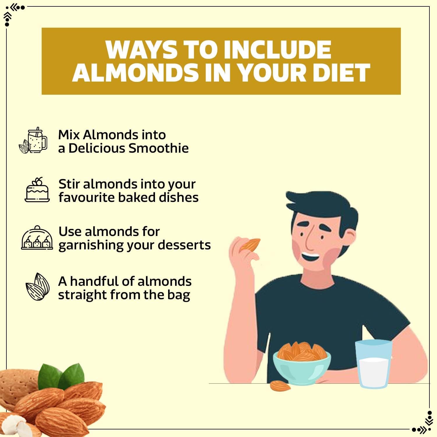 1 Kg Almonds Kernel | Premium Badam Giri — image 2
