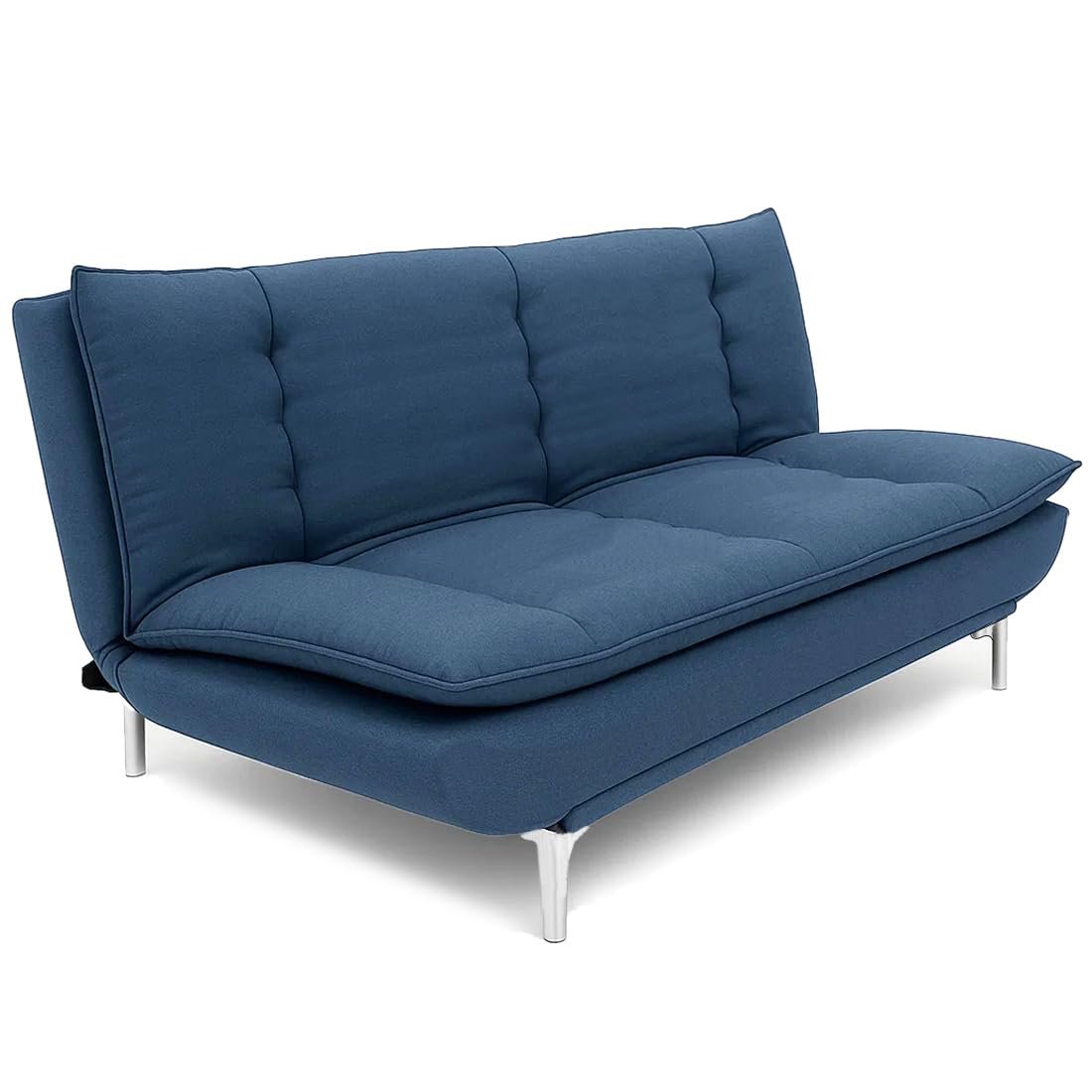 CASASTYLE Brio Fabric 3 Seater Sofa Cum Bed Set (Sky Blue) — image 4