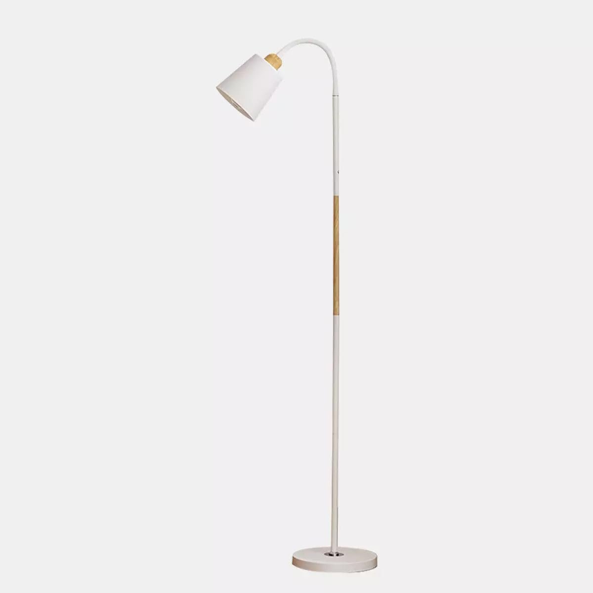 The Artment your artistic apartment White Metal Nod Modern Minimalism LED Light Corner Floor Lamp for Home Decor, Living Room Or Offices (Height - 150Cm) — image 2