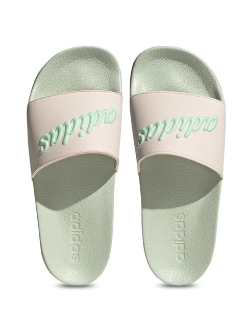 Adidas Women's ADILETTE SHOWER Pink Slides — image 1