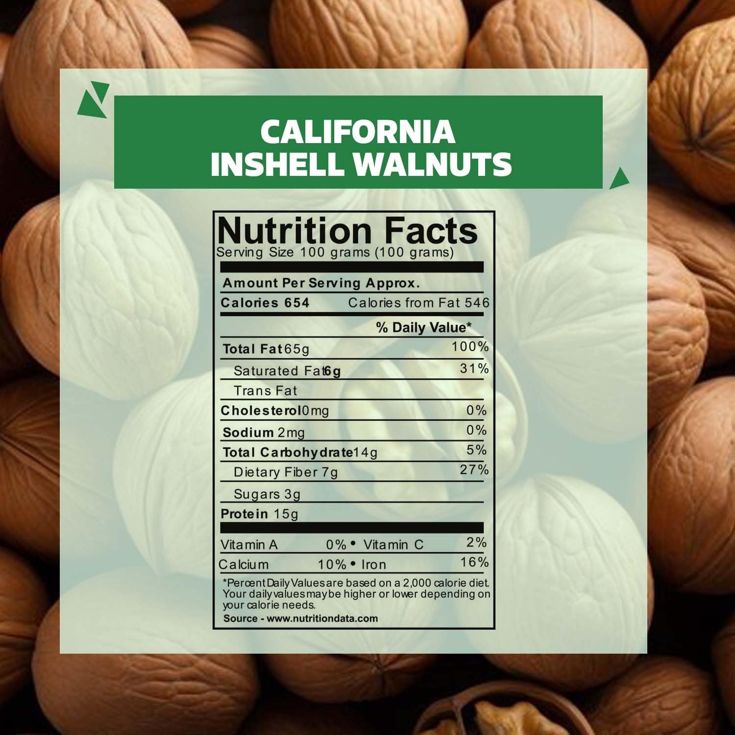 Kashmir Walnuts with Shell – 1kg | Fresh, Natural & Unprocessed Dry Fruits | Rich in Omega-3 | Boosts Brain & Heart Health — image 9