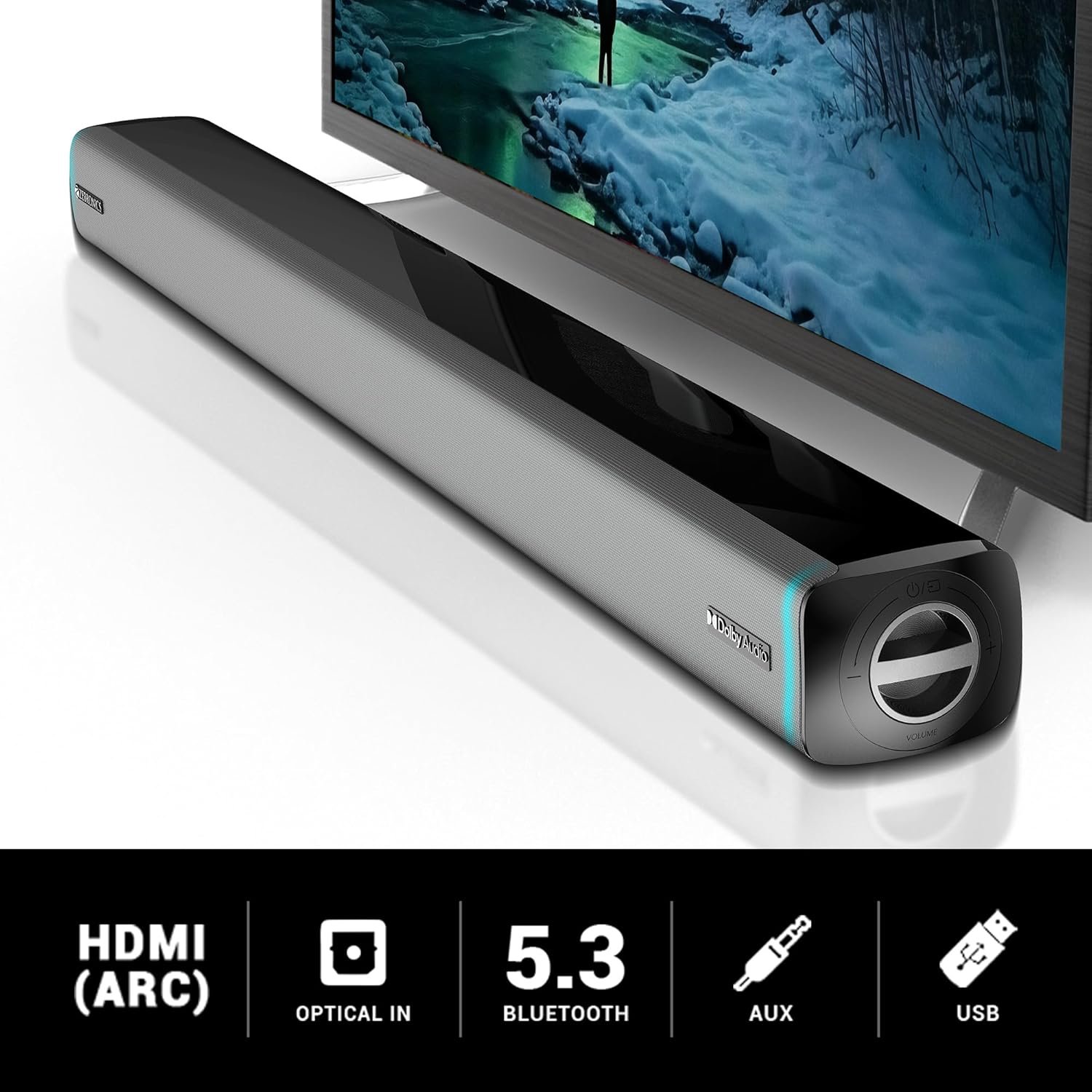 ZEBRONICS Juke bar 9550 pro 5.2 Soundbar (625 Watts), Dolby Audio, Dual Wireless Subwoofer & Satellite, BT v5.3, HDMI ARC, Optical, Powerful Bass, RGB LED Lights, Wall Mountable — image 6
