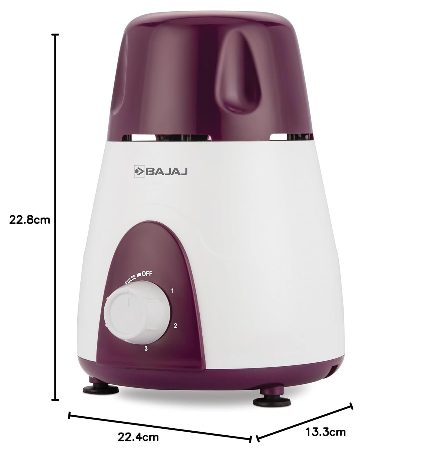 Rex Mixer Grinder 500W | Mixie For Kitchen With Nutri-Pro Features | 3 SS Mixer Jars For Heavy Duty Grinding | Adjustable Speed Control | Multifunctional Blade System | 2 Yr Warranty — image 6