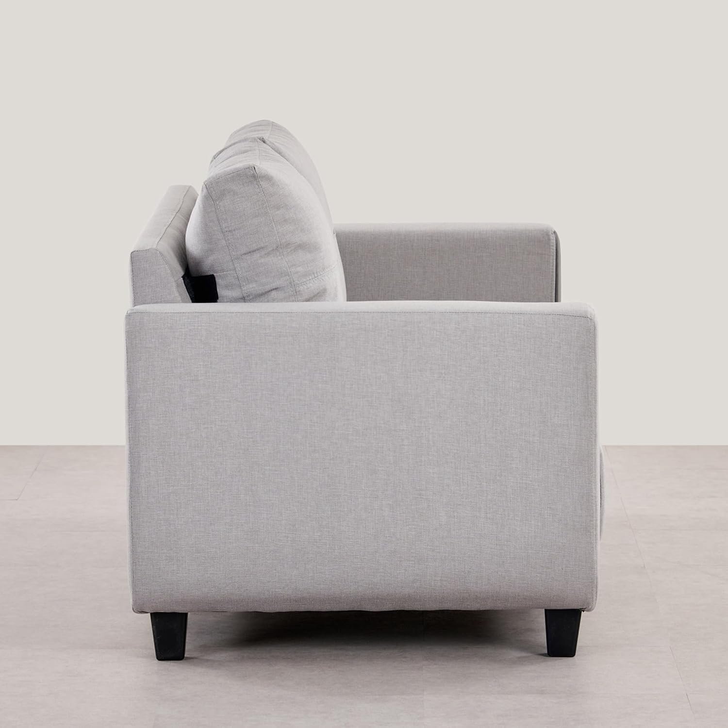 Home Centre 3 Seater Berry Fabric Sofa|Fabric Sofa for Living Room|(Grey)|2 Year Warranty — image 4