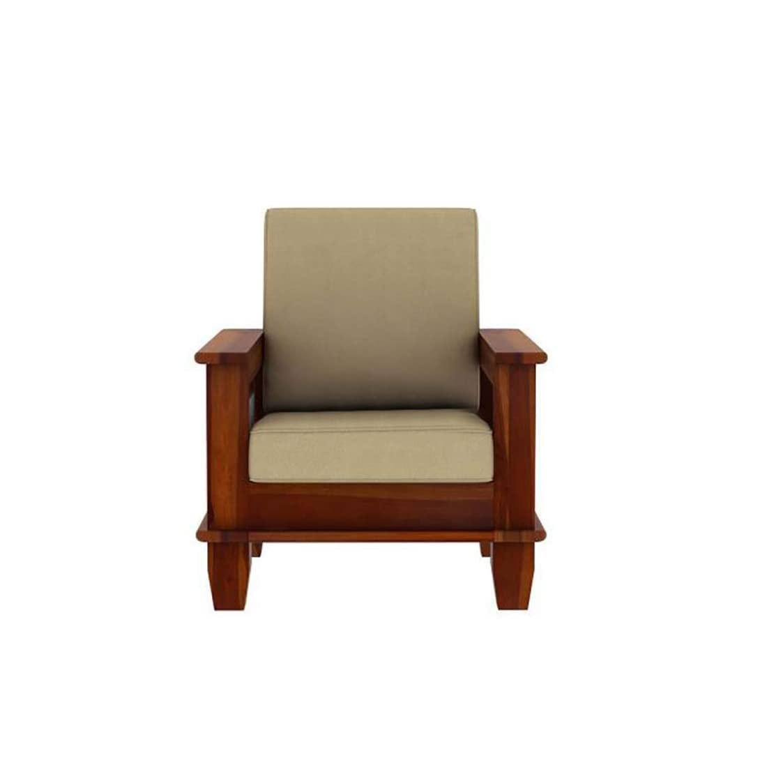 Varsha Furniture Solid Sheesham Wood Sofa for Living Room | Couch Sofa for Living Room | Sofa Set Furniture for Home| Settee (1 Seater) — image 4