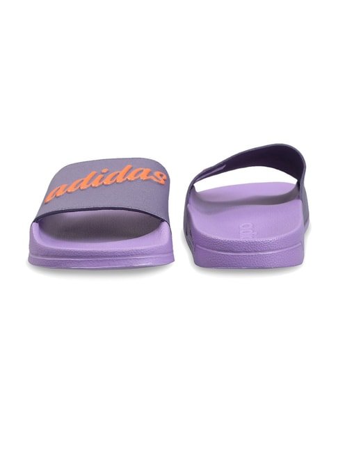 Adidas Women's ADILETTE SHOWER Purple Slides — image 2