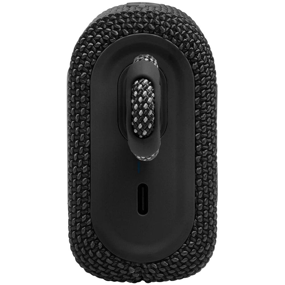 JBL Go 3 Wireless Portable Bluetooth Mini Speaker, Small Speaker with Pro Sound, Vibrant Colors with Rugged Fabric Design, Lightweight IP67 Waterproof, Type C Interface (Without Mic, Black) — image 4