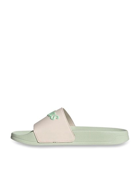 Adidas Women's ADILETTE SHOWER Pink Slides — image 4