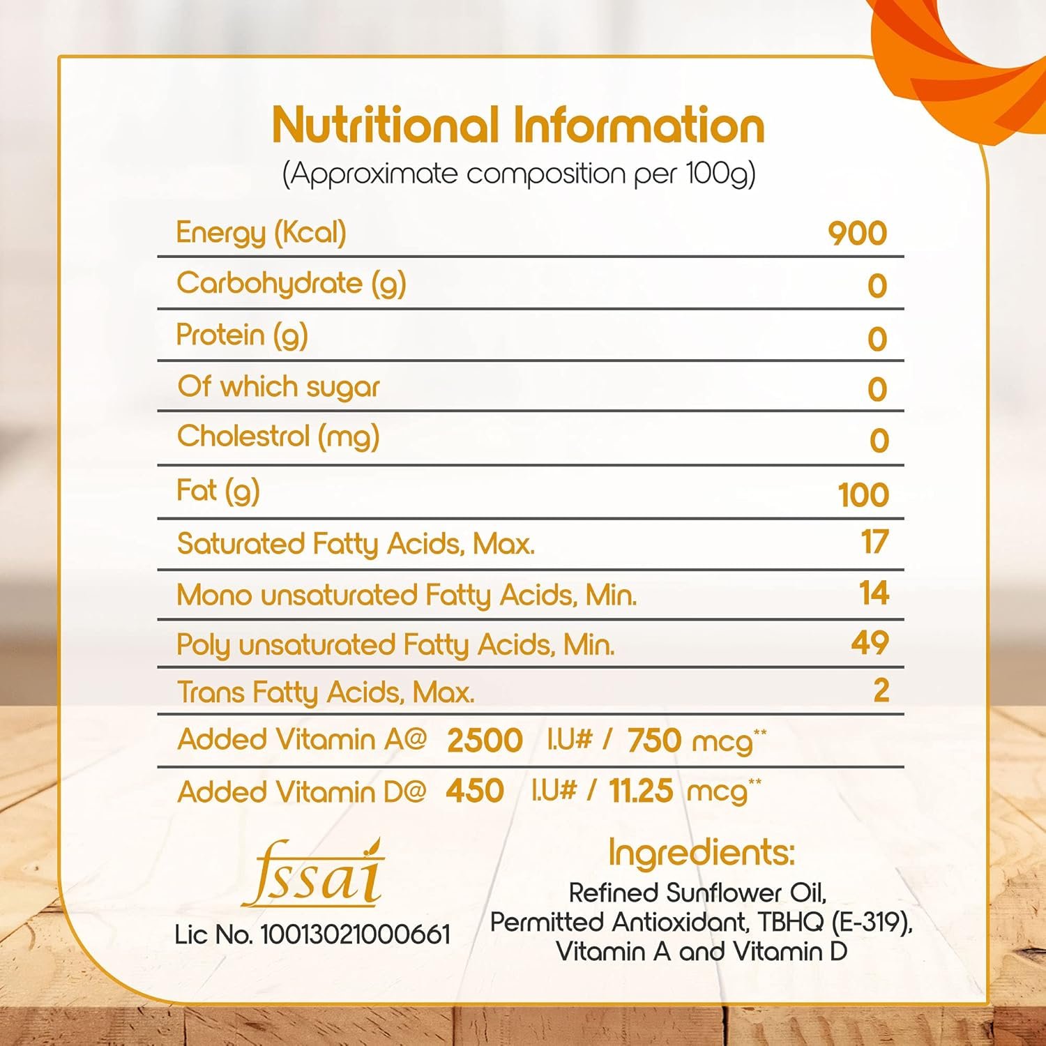 5 Kg - Fortune Sunlite Refined Sunflower Oil — image 4