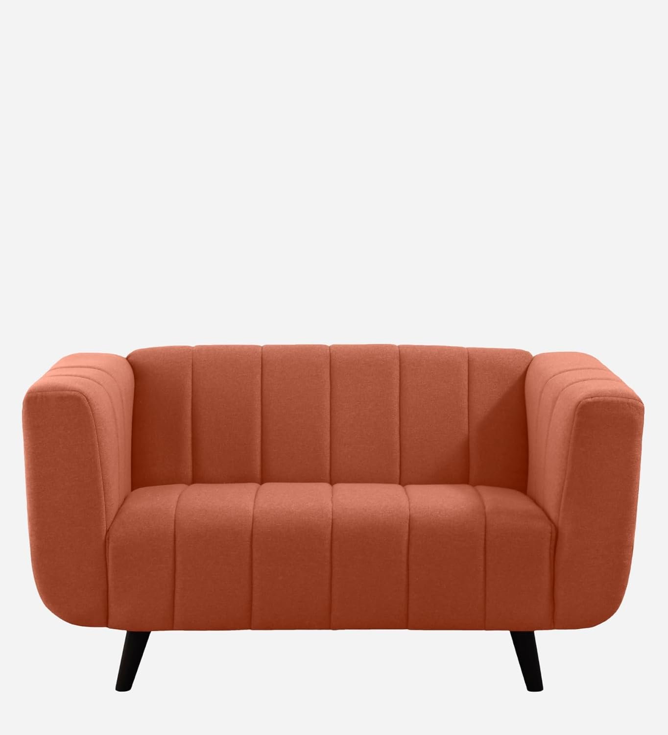 Sleepyhead Kiki - 2 Seater Sofa (Fabric, Lava Orange) 2 Person Sofa — image 1