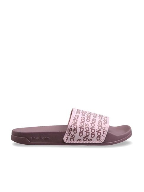 Adidas Women's SPRIGHT Pink Slides — image 2