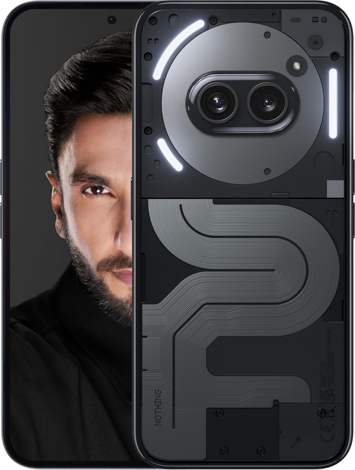 Nothing Phone (2a) Plus 5G (Black, 12GB RAM + 256GB Storage)