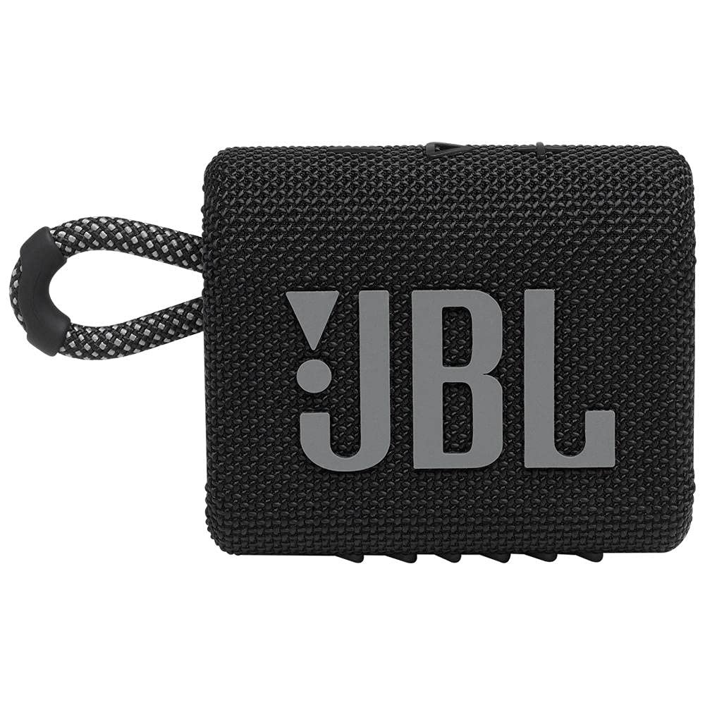 JBL Go 3 Wireless Portable Bluetooth Mini Speaker, Small Speaker with Pro Sound, Vibrant Colors with Rugged Fabric Design, Lightweight IP67 Waterproof, Type C Interface (Without Mic, Black) — image 5
