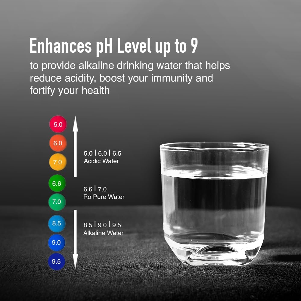 KENT Supreme Plus Alkaline+Copper RO Water Purifier | RO+UV+UF+Alk +Cu+TDSControl+UV LED Tank|Advanced ROTech for Sabse Shudh Paani | Auto Flush | 8L| 20LPH | Ideal for Borewell/Tanker/Municipal Water — image 6