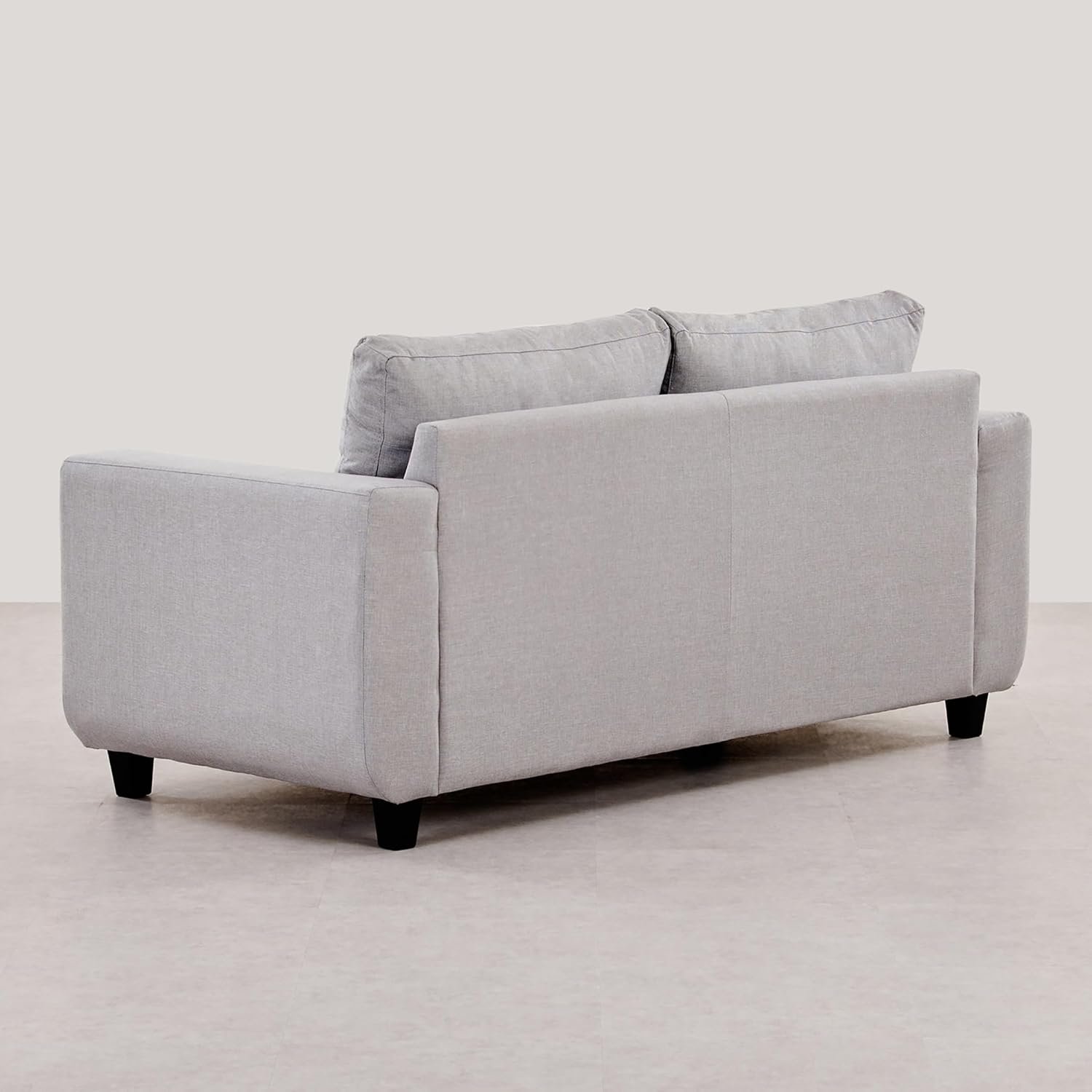 Home Centre 3 Seater Berry Fabric Sofa|Fabric Sofa for Living Room|(Grey)|2 Year Warranty — image 5