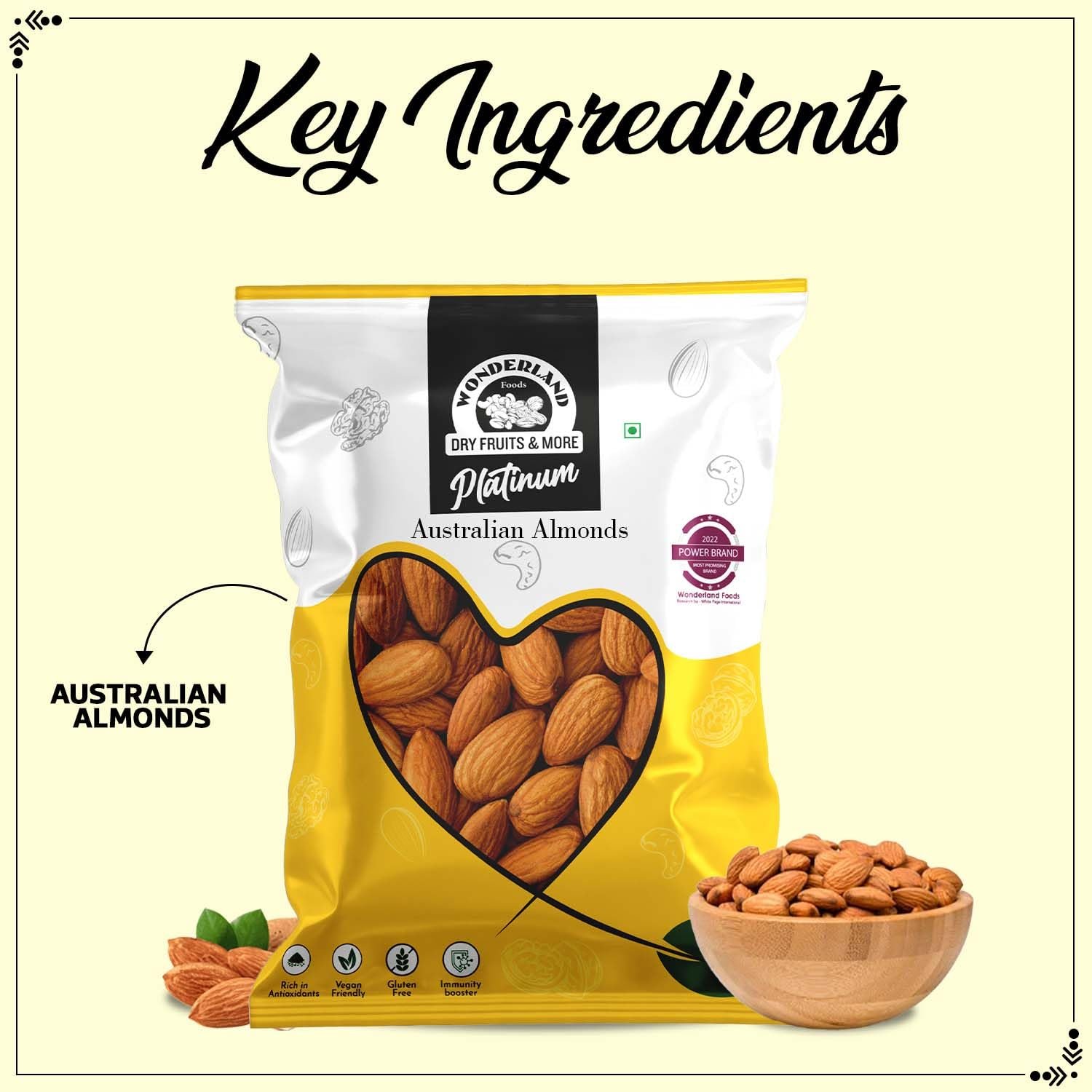 1 Kg Almonds Kernel | Premium Badam Giri