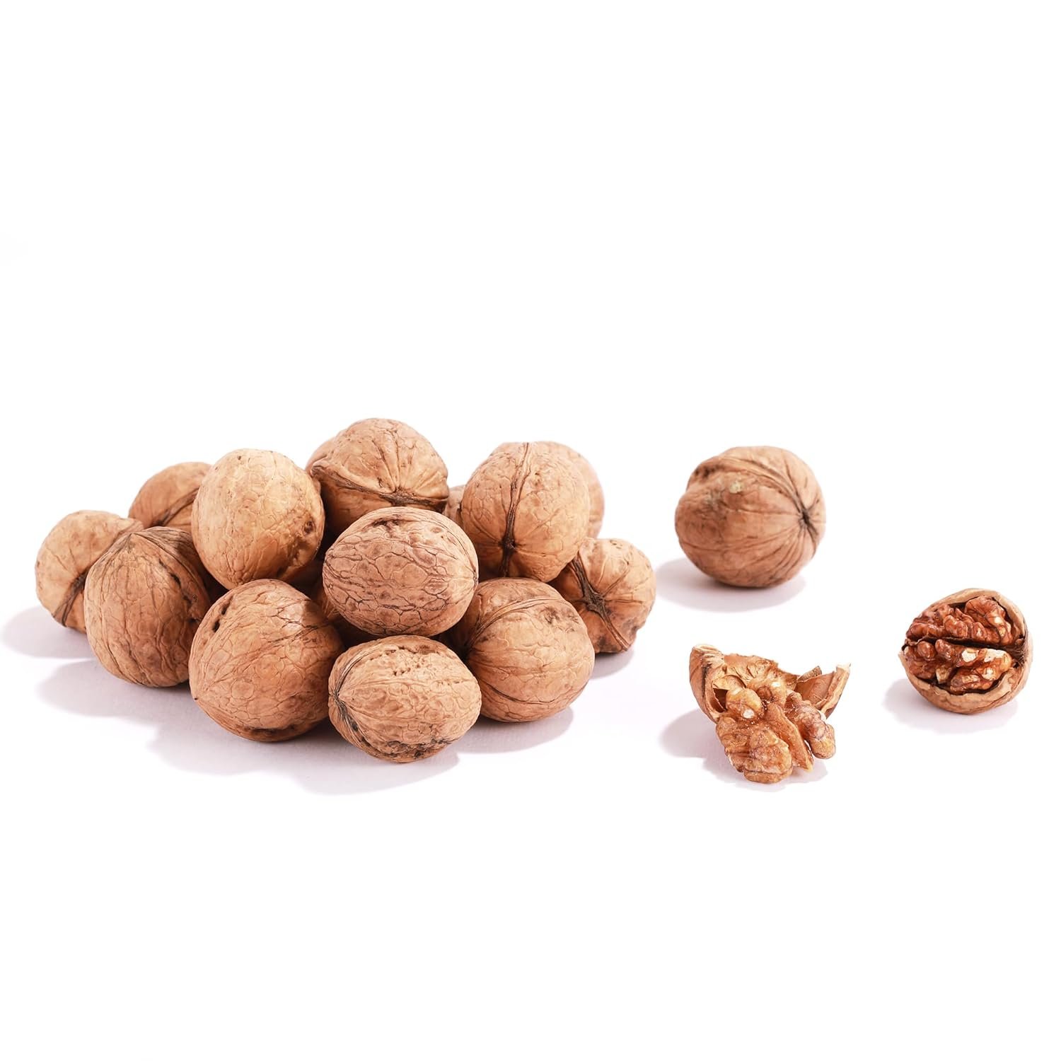 Kashmir Walnuts with Shell – 1kg | Fresh, Natural & Unprocessed Dry Fruits | Rich in Omega-3 | Boosts Brain & Heart Health — image 3