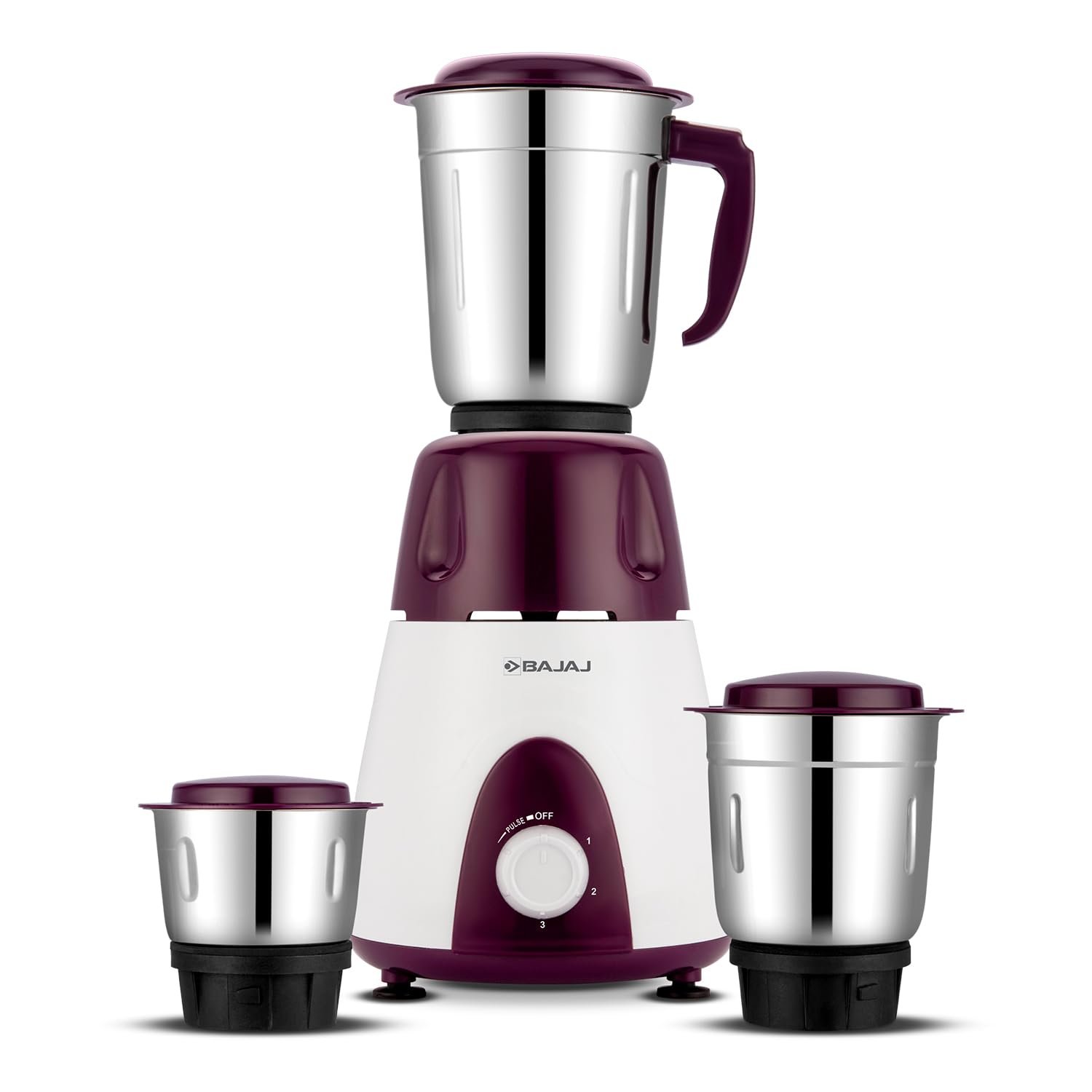 Rex Mixer Grinder 500W | Mixie For Kitchen With Nutri-Pro Features | 3 SS Mixer Jars For Heavy Duty Grinding | Adjustable Speed Control | Multifunctional Blade System | 2 Yr Warranty
