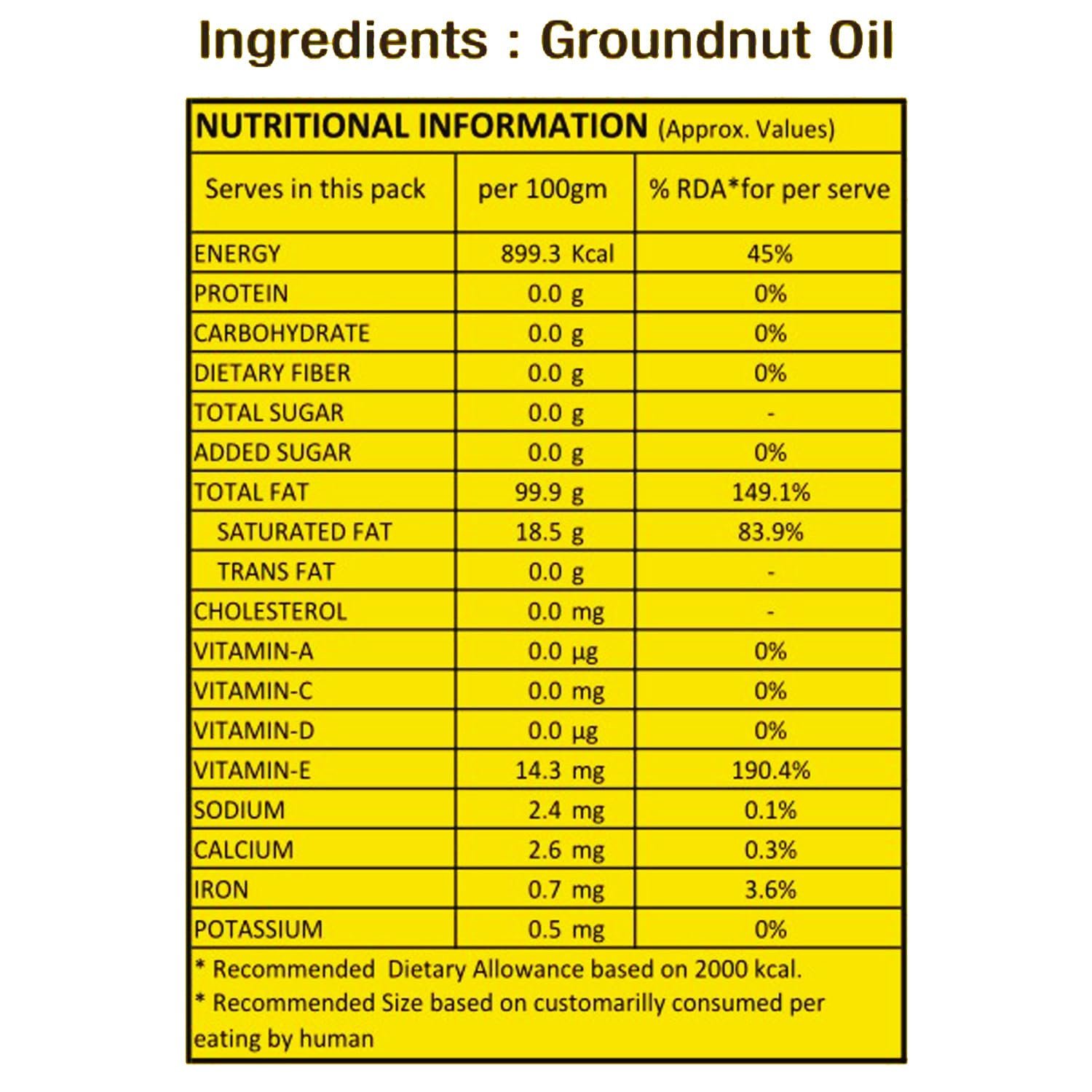 15 Kg | Tin Can | Maanu Cold Pressed Groundnut Peanuts Oil 15 Kg | Tin Can | Kolhu/Kacchi Ghani/Chekku/Ganuga | Peanut Oil | Natural | Chemical-Free | Cold Pressed Groundnut Oil for Cooking — image 4