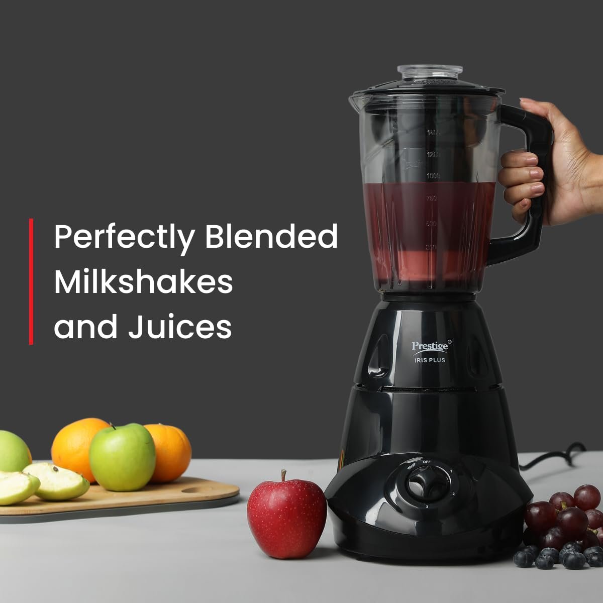 Prestige IRIS Plus 750 watt mixer grinder with Jar — image 4