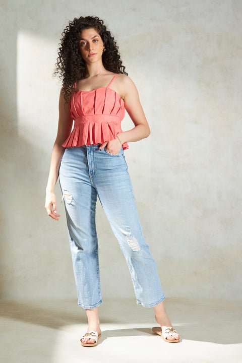 Saleisha 100% Cotton Crop Top — image 7